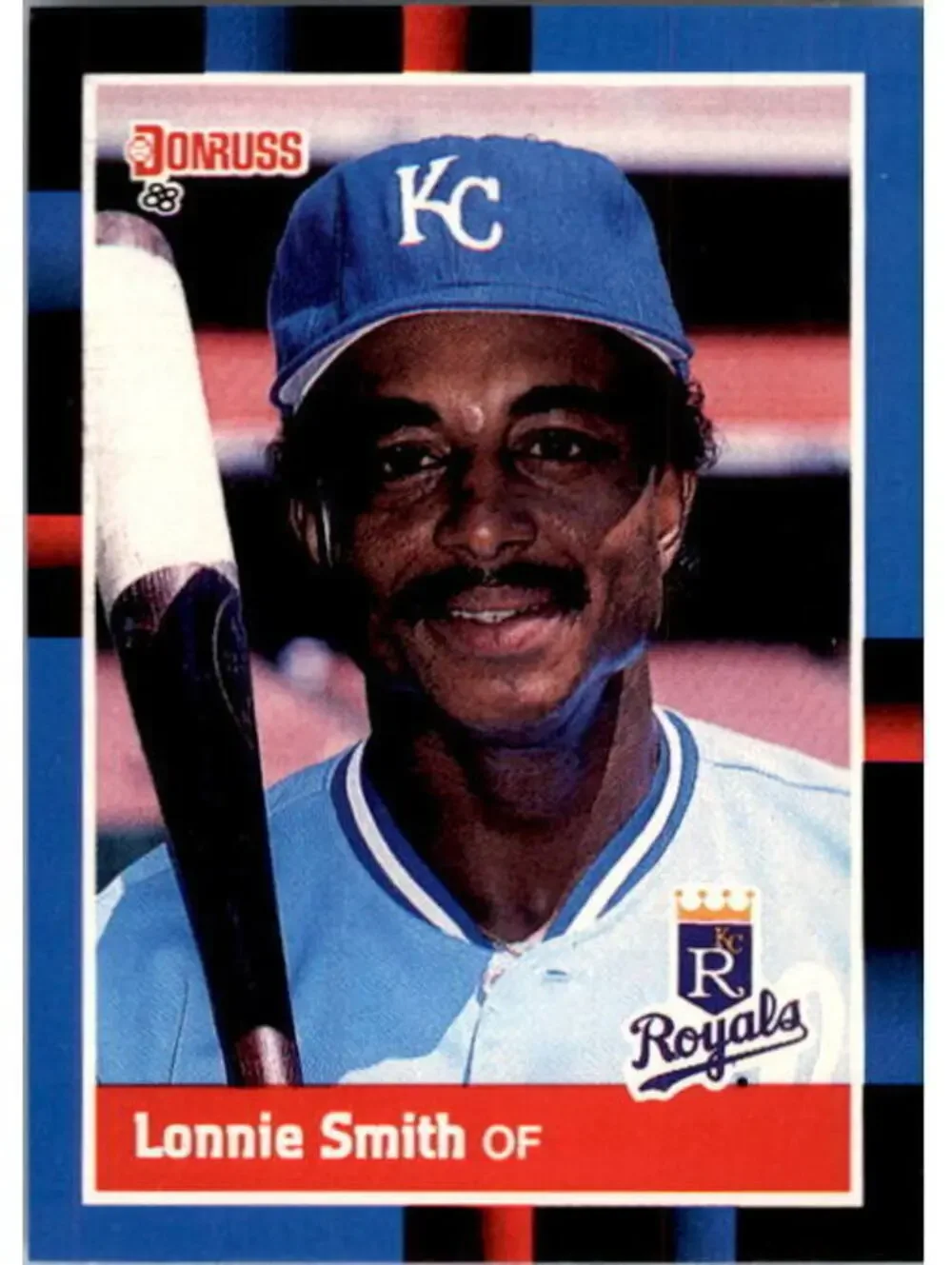 1988 Lonnie Smith Donruss Baseball Card #527